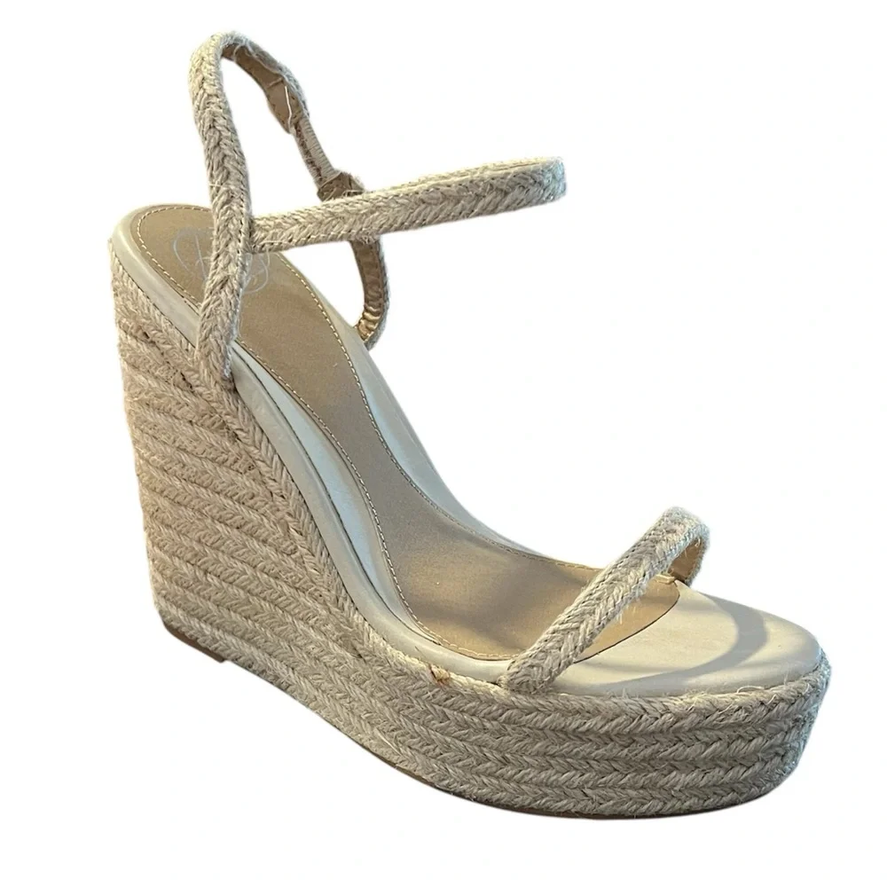 Two Strap Jute Wedges - Brand New in Box!